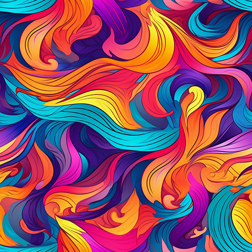 Psychedelic Seamless Background